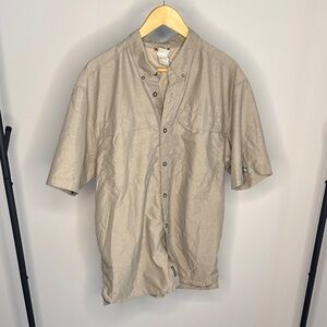 The North Face Gray Button-Up Shirt